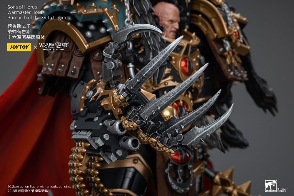 Warhammer: The Horus Heresy Sons of Horus Warmaster Horus, Primarch of the XVLth Legion 1/18 Scale Action Figure Gallery Image 13