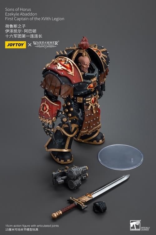 Warhammer: The Horus Heresy Sons of Horus Ezekyle Abaddon, First Captain of the XVLth Legion 1/18 Scale Action Figure Gallery Image 13