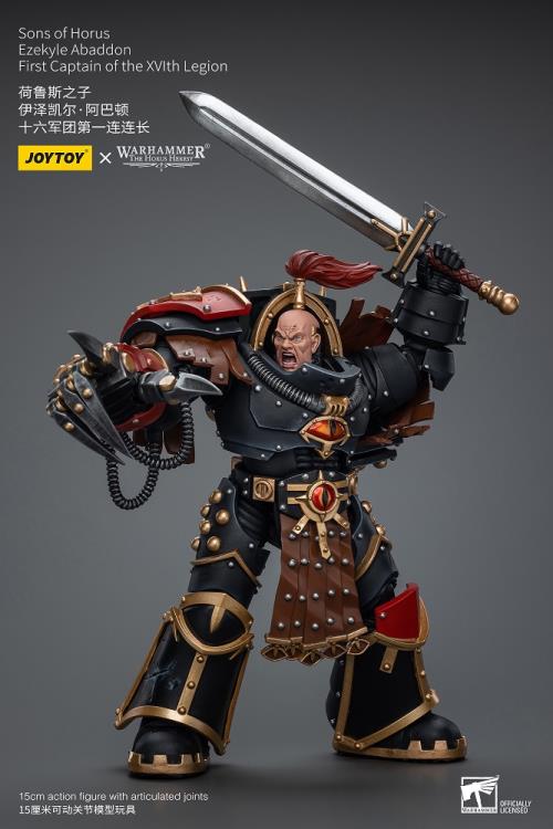 Warhammer: The Horus Heresy Sons of Horus Ezekyle Abaddon, First Captain of the XVLth Legion 1/18 Scale Action Figure Gallery Image 7