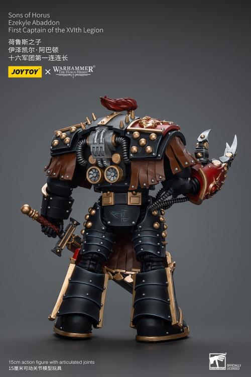 Warhammer: The Horus Heresy Sons of Horus Ezekyle Abaddon, First Captain of the XVLth Legion 1/18 Scale Action Figure Gallery Image 6