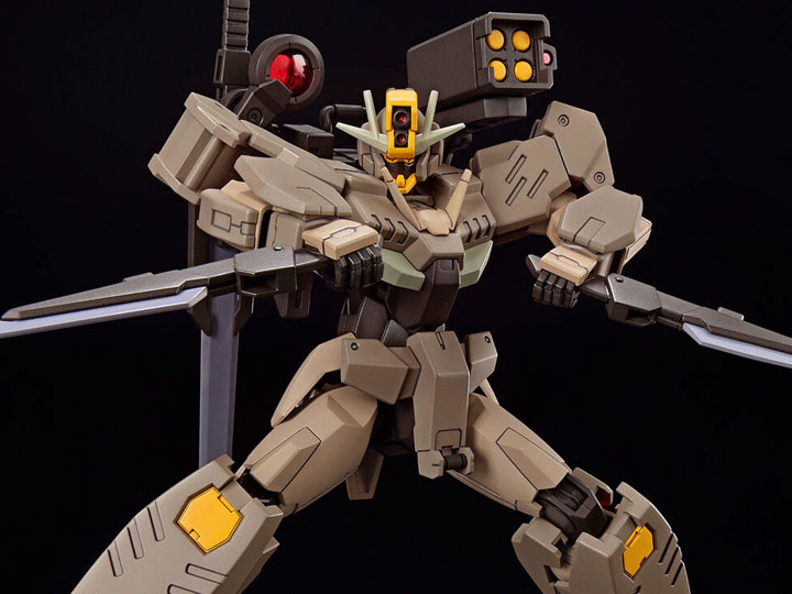 Gundam Build Metaverse HGGBM GNT-0000SDV Gundam 00 Command Qan[T] (Desert Type) 1/144 Scale Model Kit Gallery Image 1