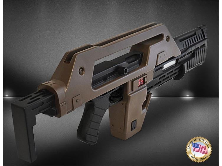 Aliens Stunt M41A1 Pulse Rifle Prop Replica Brown Bess Gallery Image 5