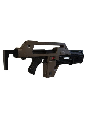 Aliens Stunt M41A1 Pulse Rifle Prop Replica (Brown Bess Weathered) Gallery Image 2