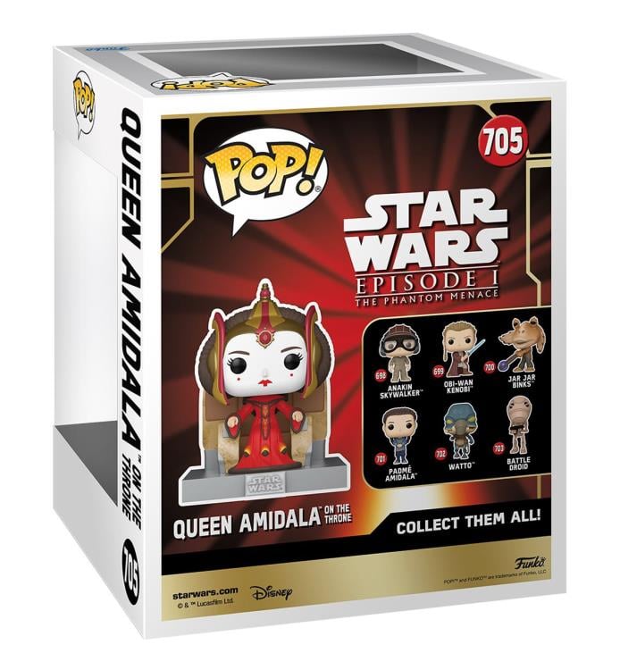 Pop! Deluxe: Star Wars: The Phantom Menace 25th Anniversary Amidala on Throne Gallery Image 5