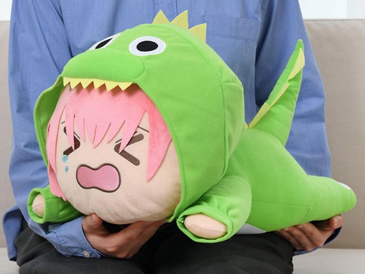 Bocchi the Rock! Hitori Gotoh (Approval Desire Monster) Laying Down Mega Jumbo Plush Gallery Image 1