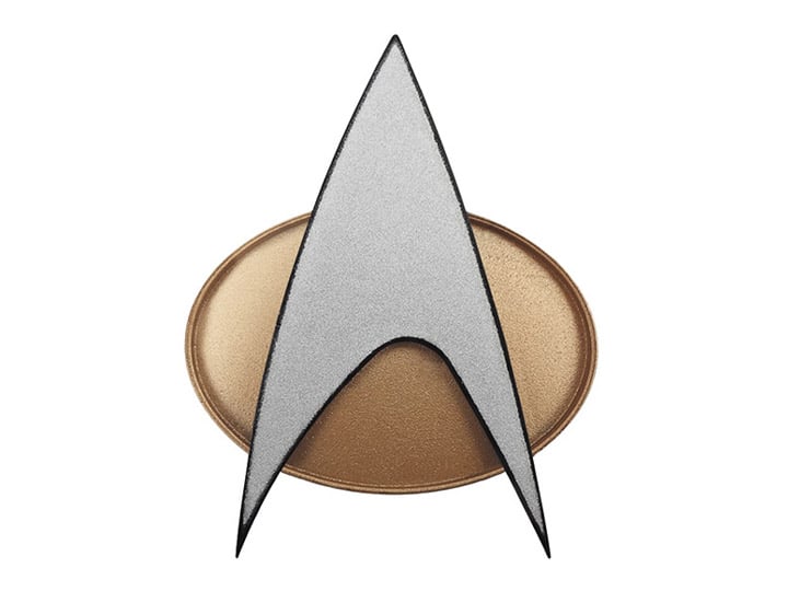 Star Trek: The Next Generation Communicator Badge Replica with Sounds Gallery Image 1