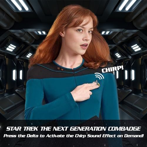 Star Trek: The Next Generation Communicator Badge Replica with Sounds Gallery Image 6