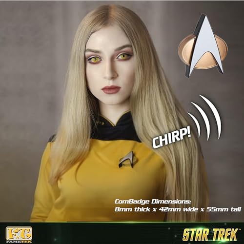 Star Trek: The Next Generation Communicator Badge Replica with Sounds Gallery Image 7