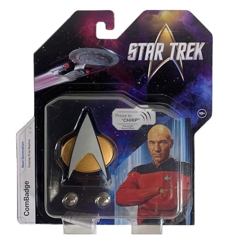 Star Trek: The Next Generation Communicator Badge Replica with Sounds Gallery Image 8