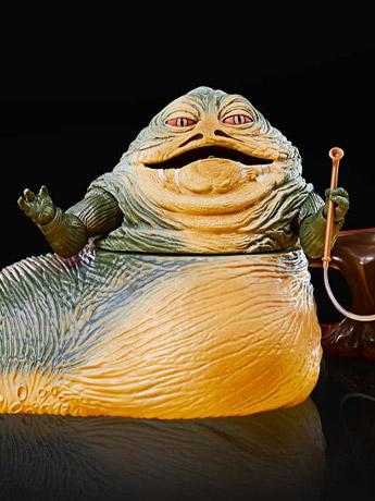 Star Wars 40th Anniversary The Black Series Jabba the Hutt (Return of the Jedi) Exclusive Set Gallery Image 2