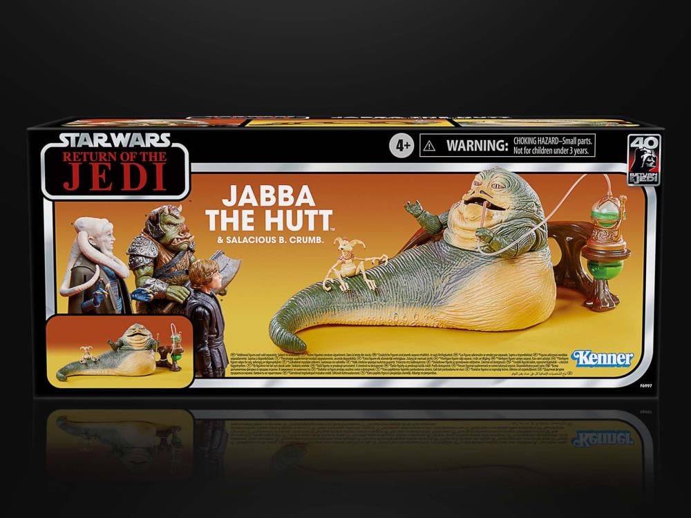 Star Wars 40th Anniversary The Black Series Jabba the Hutt (Return of the Jedi) Exclusive Set Gallery Image 8