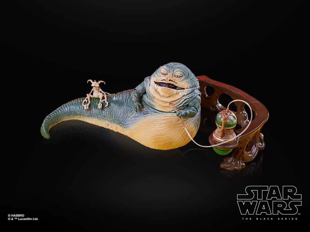 Star Wars 40th Anniversary The Black Series Jabba the Hutt (Return of the Jedi) Exclusive Set Gallery Image 4