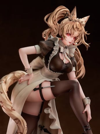 DeadPrince Illustration Battle Maid Different Species Leopard Cat Maria 1/4 Scale Figure Gallery Image 2