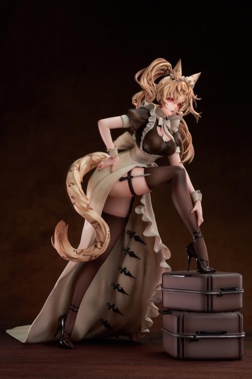 DeadPrince Illustration Battle Maid Different Species Leopard Cat Maria 1/4 Scale Figure Gallery Image 4