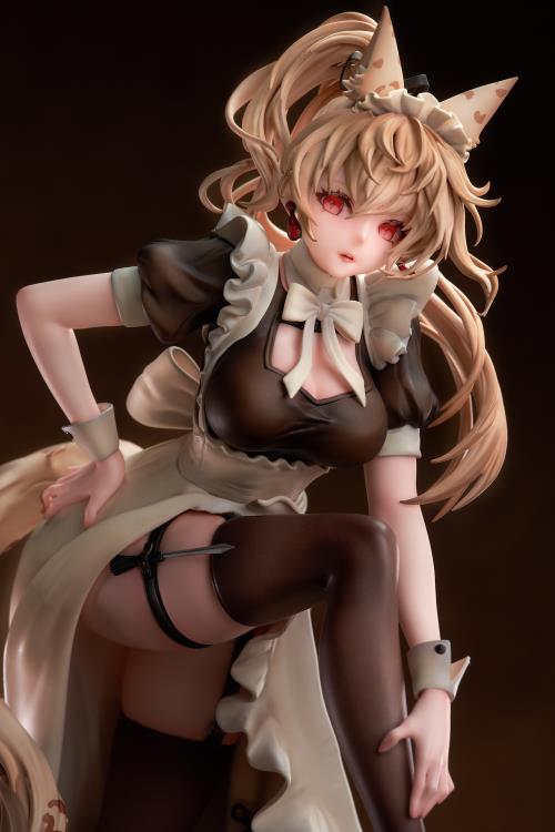 DeadPrince Illustration Battle Maid Different Species Leopard Cat Maria 1/4 Scale Figure Gallery Image 7