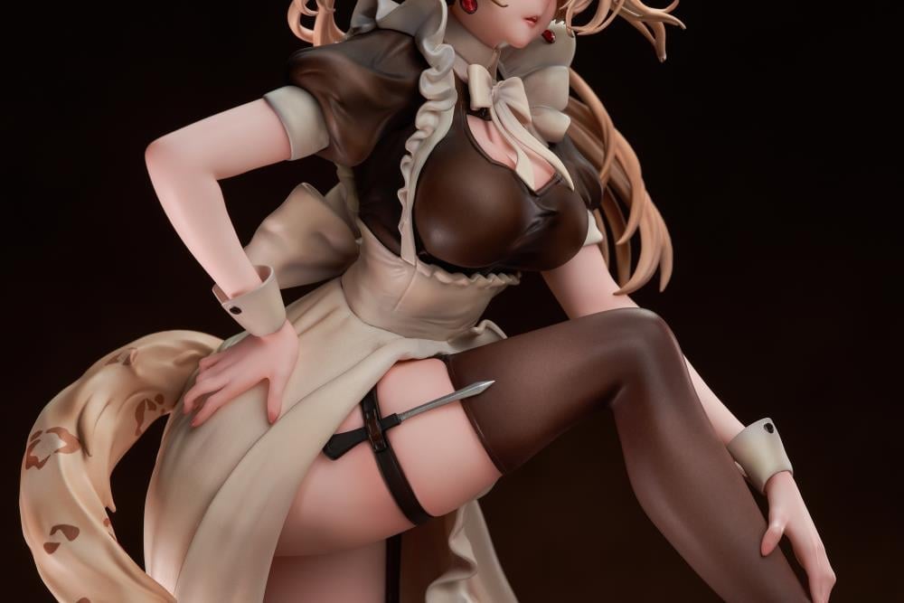 DeadPrince Illustration Battle Maid Different Species Leopard Cat Maria 1/4 Scale Figure Gallery Image 9