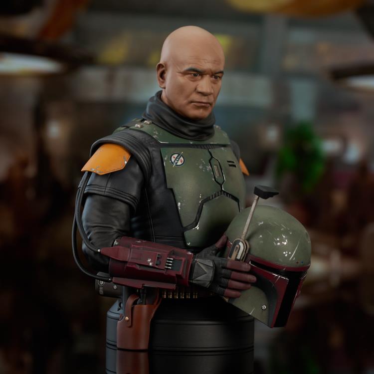 The Book of Boba Fett Boba Fett (Unhelmeted) 1/6 Scale Limited Edition Mini Bust Gallery Image 4