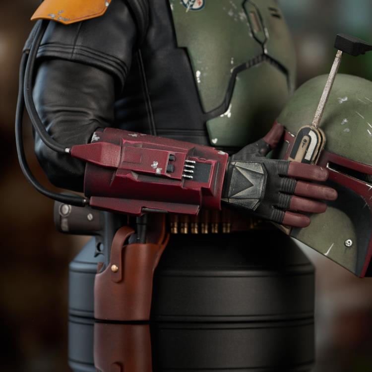 The Book of Boba Fett Boba Fett (Unhelmeted) 1/6 Scale Limited Edition Mini Bust Gallery Image 12