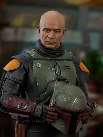 The Book of Boba Fett Boba Fett (Unhelmeted) 1/6 Scale Limited Edition Mini Bust Gallery Image 2