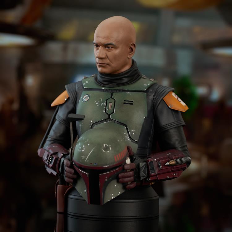 The Book of Boba Fett Boba Fett (Unhelmeted) 1/6 Scale Limited Edition Mini Bust Gallery Image 6