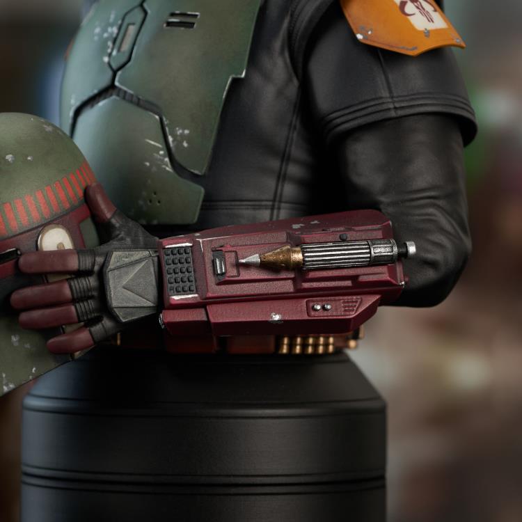The Book of Boba Fett Boba Fett (Unhelmeted) 1/6 Scale Limited Edition Mini Bust Gallery Image 13