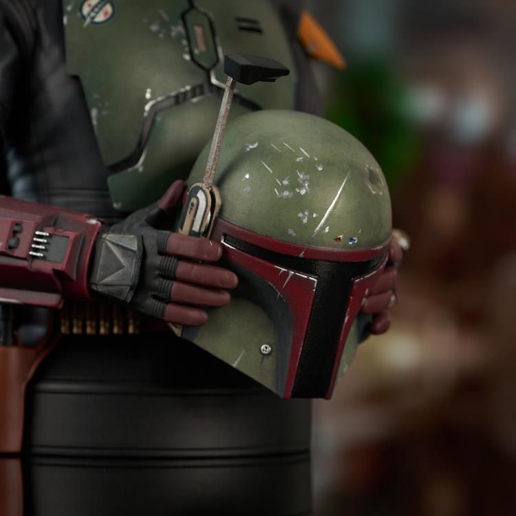The Book of Boba Fett Boba Fett (Unhelmeted) 1/6 Scale Limited Edition Mini Bust Gallery Image 11