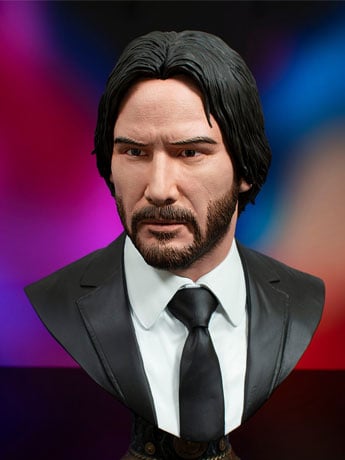 John Wick: Chapter 2 Legends in 3D John Wick 1/2 Scale Limited Edition Bust Gallery Image 2