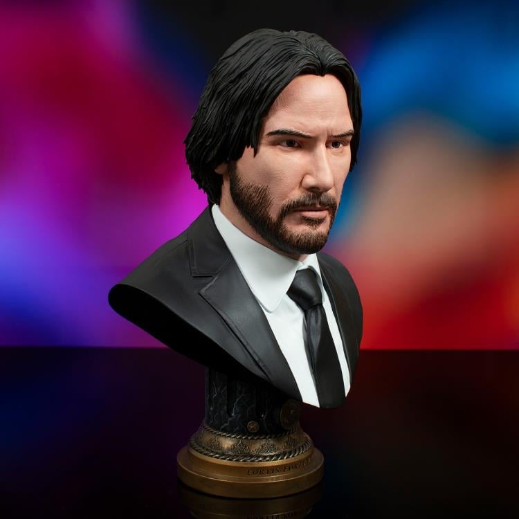 John Wick: Chapter 2 Legends in 3D John Wick 1/2 Scale Limited Edition Bust Gallery Image 4