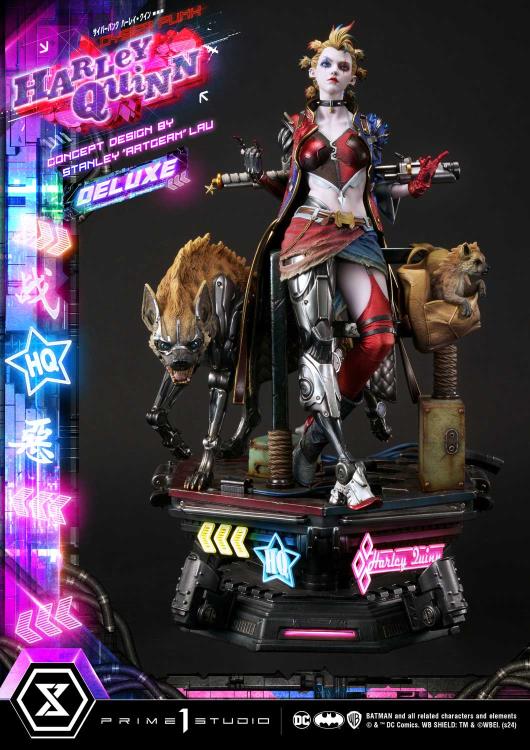 DC Comics Ultimate Premium Masterline Cyberpunk Harley Quinn Deluxe Statue Gallery Image 30