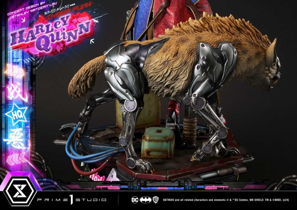 DC Comics Ultimate Premium Masterline Cyberpunk Harley Quinn Deluxe Statue Gallery Image 69