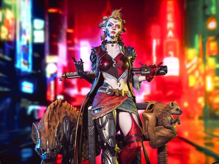 DC Comics Ultimate Premium Masterline Cyberpunk Harley Quinn Deluxe Statue Gallery Image 1