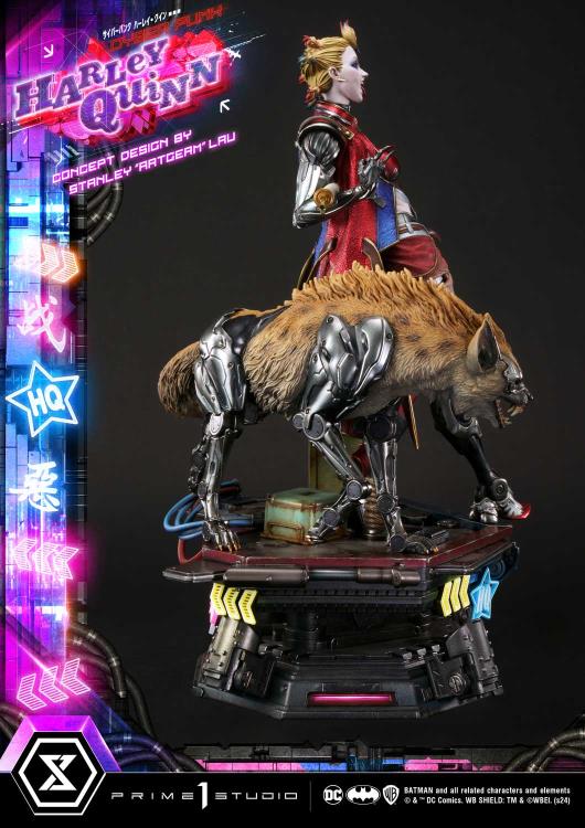 DC Comics Ultimate Premium Masterline Cyberpunk Harley Quinn Deluxe Statue Gallery Image 43