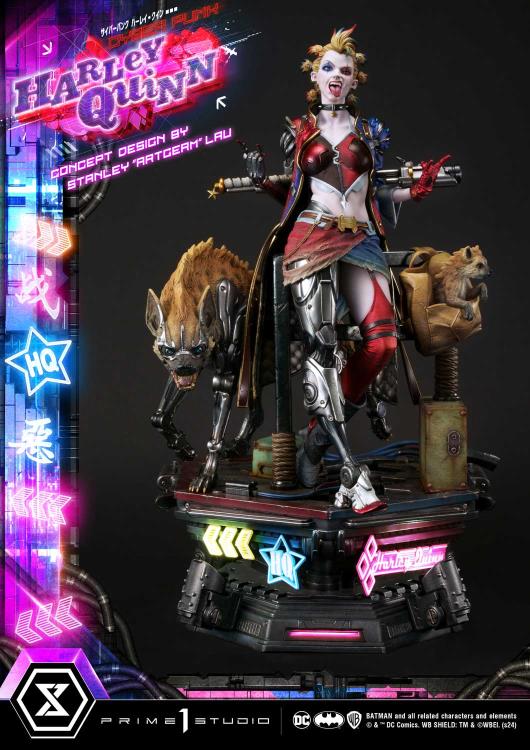 DC Comics Ultimate Premium Masterline Cyberpunk Harley Quinn Deluxe Statue Gallery Image 40