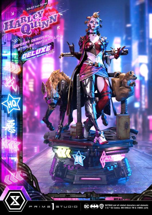 DC Comics Ultimate Premium Masterline Cyberpunk Harley Quinn Deluxe Statue Gallery Image 7