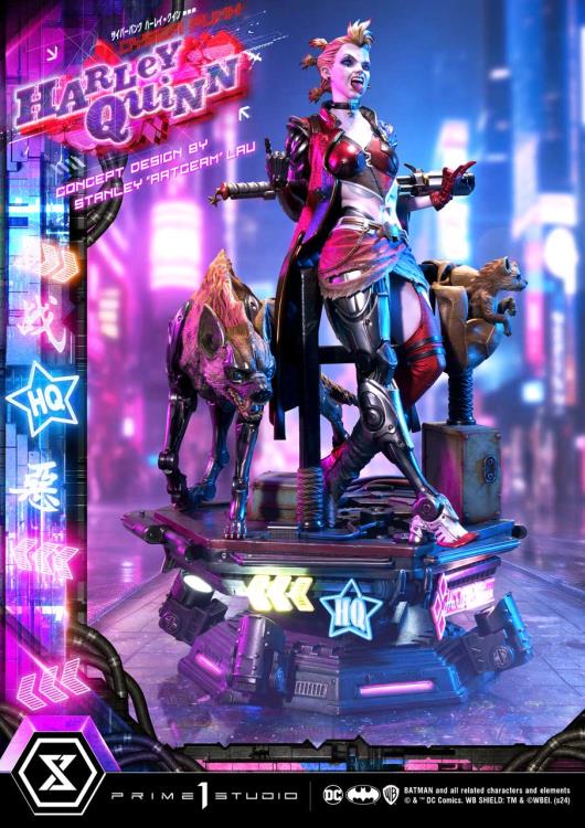 DC Comics Ultimate Premium Masterline Cyberpunk Harley Quinn Deluxe Statue Gallery Image 34