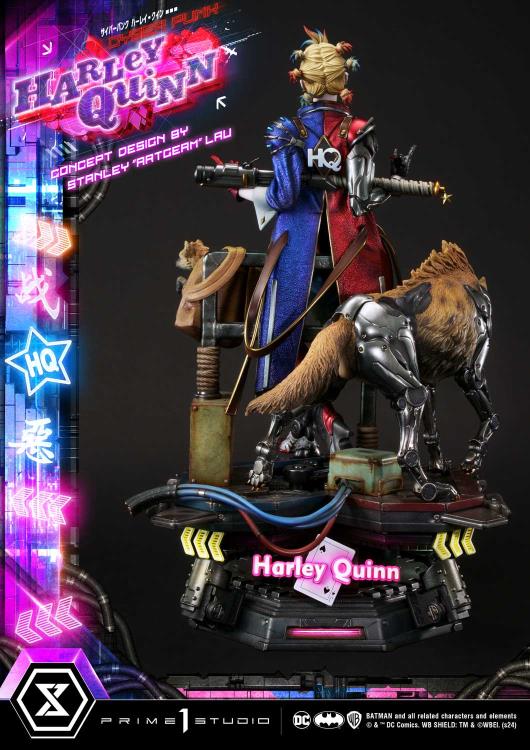 DC Comics Ultimate Premium Masterline Cyberpunk Harley Quinn Deluxe Statue Gallery Image 44