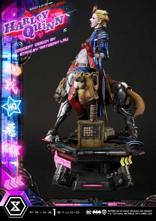 DC Comics Ultimate Premium Masterline Cyberpunk Harley Quinn Deluxe Statue Gallery Image 45