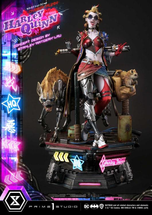 DC Comics Ultimate Premium Masterline Cyberpunk Harley Quinn Deluxe Statue Gallery Image 42