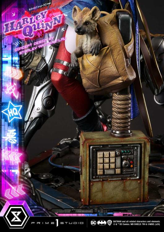 DC Comics Ultimate Premium Masterline Cyberpunk Harley Quinn Deluxe Statue (With Bonus) Gallery Image 85