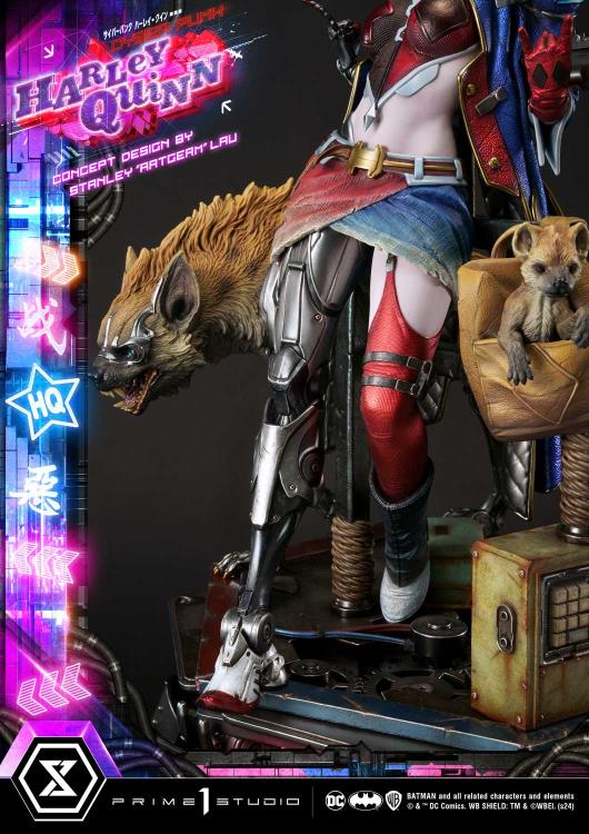 DC Comics Ultimate Premium Masterline Cyberpunk Harley Quinn Deluxe Statue (With Bonus) Gallery Image 86