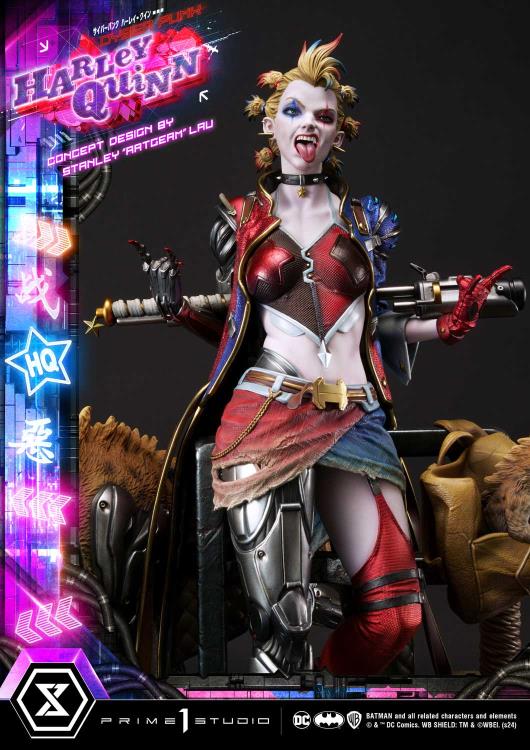 DC Comics Ultimate Premium Masterline Cyberpunk Harley Quinn Deluxe Statue (With Bonus) Gallery Image 72
