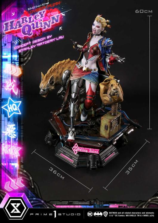 DC Comics Ultimate Premium Masterline Cyberpunk Harley Quinn Deluxe Statue (With Bonus) Gallery Image 55