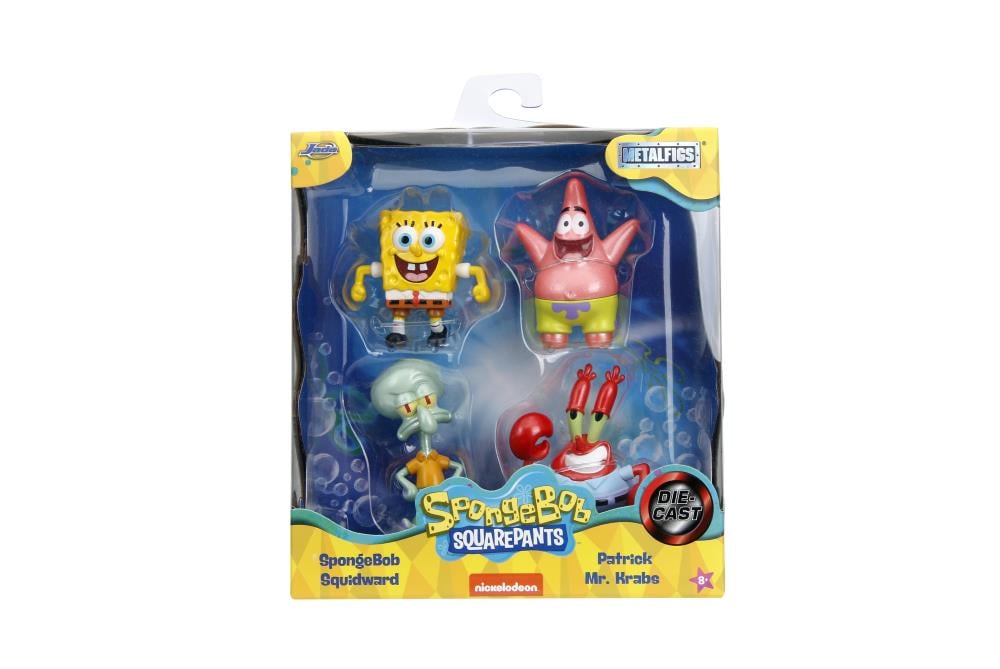 SpongeBob SquarePants MetalFigs 2.5" Mini Figure Four-Pack Gallery Image 7