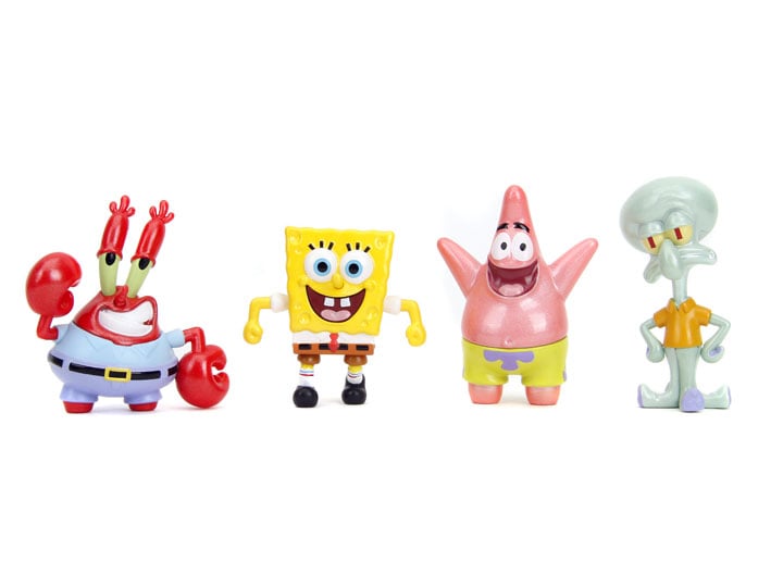 SpongeBob SquarePants MetalFigs 2.5" Mini Figure Four-Pack Gallery Image 1