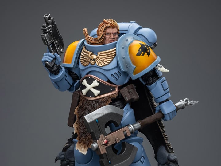 Warhammer 40K Space Wolves Claw Pack Leader Logan Ghostwolf 1/18 Scale Action Figure (Reissue) Gallery Image 1