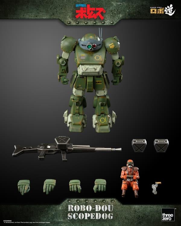 Armored Trooper Votoms ROBO-DOU Scopedog Figure Gallery Image 26