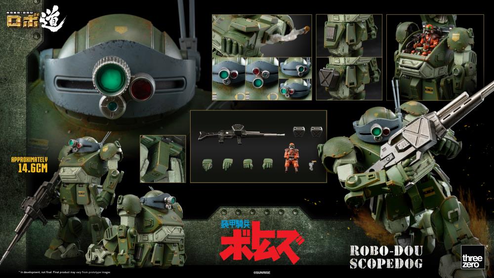 Armored Trooper Votoms ROBO-DOU Scopedog Figure Gallery Image 27