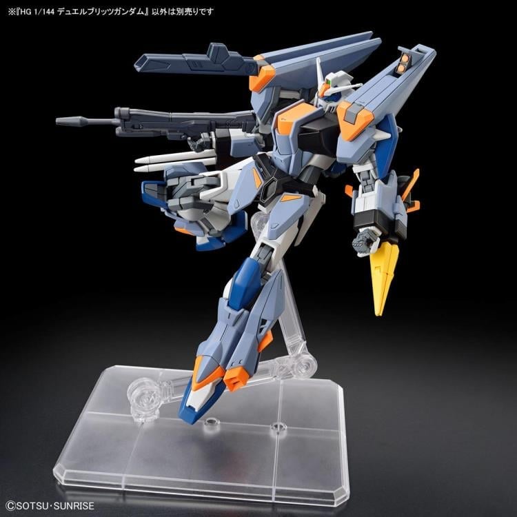 Mobile Suit Gundam SEED Freedom HGCE ZGMF-1027M Duel Blitz Gundam 1/144 Scale Model Kit Gallery Image 7