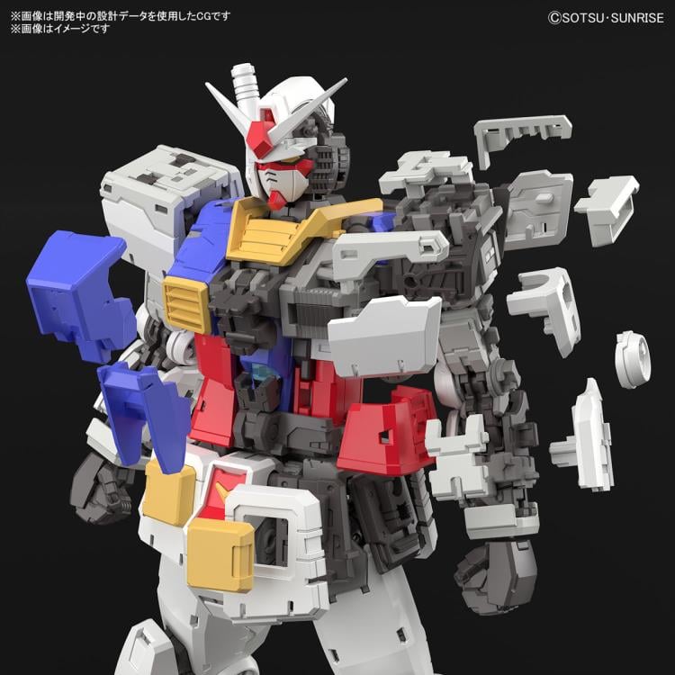 Mobile Suit Gundam RG RX-78-2 Gundam (Ver.2.0) 1/144 Scale Model Kit Gallery Image 12