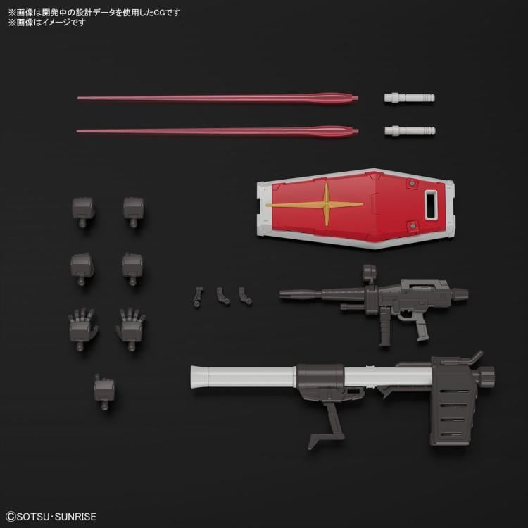 Mobile Suit Gundam RG RX-78-2 Gundam (Ver.2.0) 1/144 Scale Model Kit Gallery Image 19